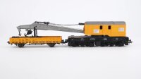 Roco H0 44316B Kranwagen mit Schutzwagen DB