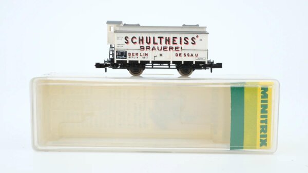 Minitrix N 13601 Bierwagen "Schultheiss Brauerei" K.P.E.V.