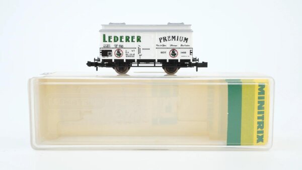 Minitrix N 13604 Gedeckter Güterwagen Lederer G 10 DB