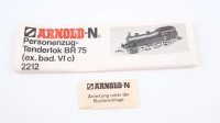 Arnold N 2212 Dampflok BR 75 1118 DB