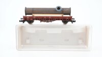 Fleischmann N 82588701K Rungenwagen, Ladung: Rohr Klms DB