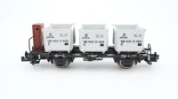 Fleischmann N 823702 Behältertragwagen mit Bremserhaus Von Haus Zu Haus DB