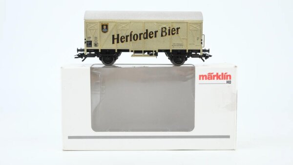 Märklin H0 94239 Gedeckter Güterwagen Herforder Bier  Gmhs 54 der DB