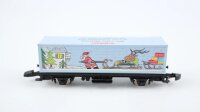 Märklin Z 80510 Güterwagen Behälter-Tragwagen (Weihnachten 2000)