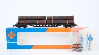 Roco H0 4360 Rungenwagen mit Baumstämmen DB