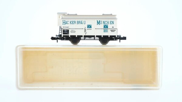 Minitrix N 51 3218 00 Bierwagen "Hackerbräu München" K.Bay.Sts.B.