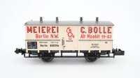 Minitrix N 13643 Gedeckter Güterwagen Bolle G 10 K.P.E.V.