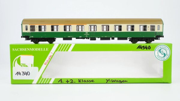 Sachsenmodelle H0 14340 Reisezugwagen 1./2. Kl. DR