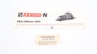 Arnold N 2460 Elektrolok BR E 63 06 DR