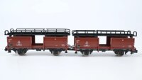 Minitrix N 15017 Autotransportwagen, Ladung: 8 VW...
