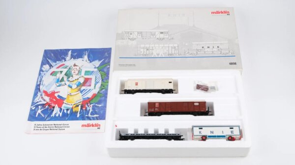 Märklin H0 4898 Schweizer Güterwagen-Set "Circus Knie" der SBB