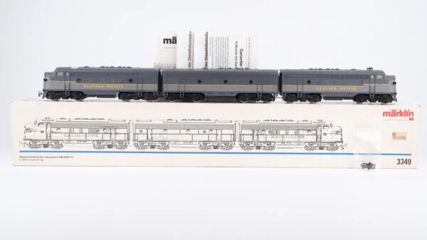 Märklin H0 3349 Diesel-elektrische Lokomotive "Electro-Motive" Typ GM EMD F 7 USA Wechselstrom Digital