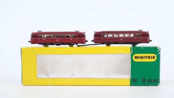 Minitrix N 2980 Schienenbus VT 98 mit Beiwagen VS 98 DB