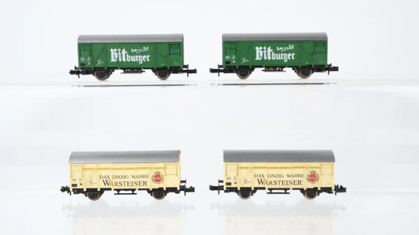 Roco N Konvolut Kühlwagen Bitburger Warsteiner DB