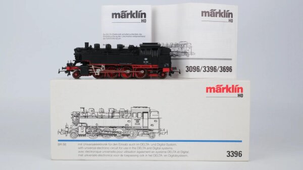 Märklin H0 3396 Dampflok BR 86 260 DB Wechselstrom Delta Digital vermutlich verharzt