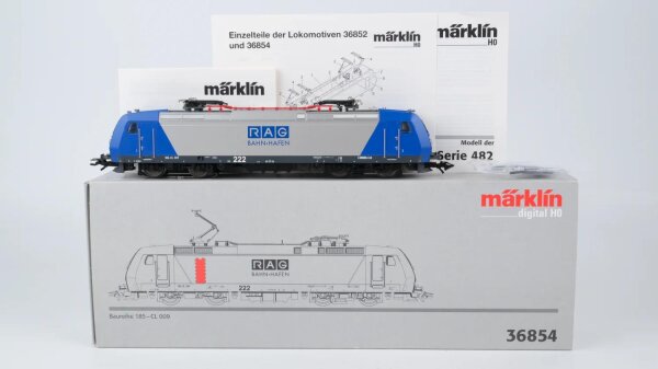 Märklin H0 36854 E-Lok BR 185-CL 009 RAG Bahn-Hafen Wechselstrom Digital