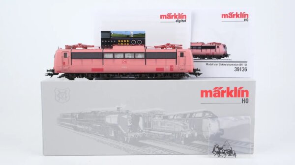 Märklin H0 39136 E-Lok BR 151 025-4 DB Wechselstrom Digital Sound Mfx+
