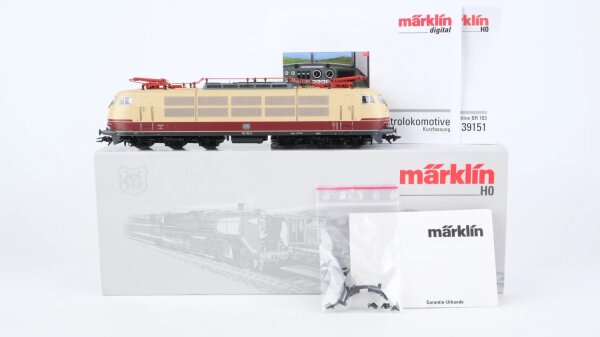 Märklin H0 39151 E-Lok BR 103 152-5 DB Wechselstrom Digital Sound DCC mfx+