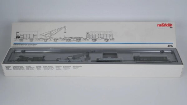 Märklin H0 4897 Wagen-Set zum Torf-Transport der K.Bay.Sts.E.