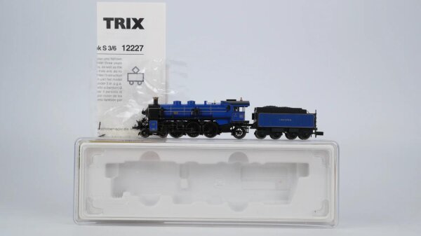 Minitrix N 12227 Dampflok S3/6 3673 K.Bay.Sts.B.
