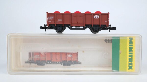 Minitrix N 51 3585 00 Hochbordwagen E SBB