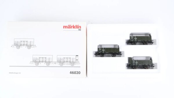 Märklin H0 46020 Mittelbordwagen-Set K.W.Sts.B.