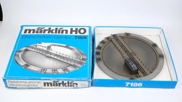 Märklin H0 7186 Drehscheibe Metall M-Gleis