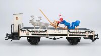 Märklin H0 48404 Niederbordwagen Weihnachtswagen...