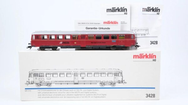 Märklin H0 3428 Dieseltriebwagen DELTA BR 515 660-9 DB Wechselstrom Delta Digital vermutlich verharzt