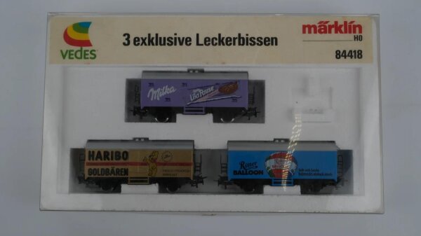 Märklin H0 84418 Güterwagen-Set "3 exklusive Leckerbissen"