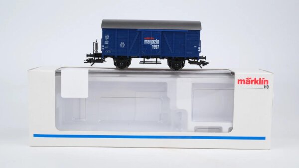 Märklin H0 48752 Gedeckter Güterwagen mit Bremserhaus (märklin magazin 1997) Gr 20 der DB