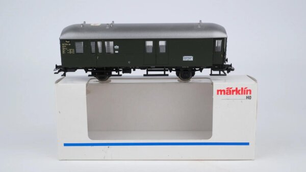 Märklin H0 42352 Reisezugwagen PwPosti (Postmuseumswagen 1996) der DRG