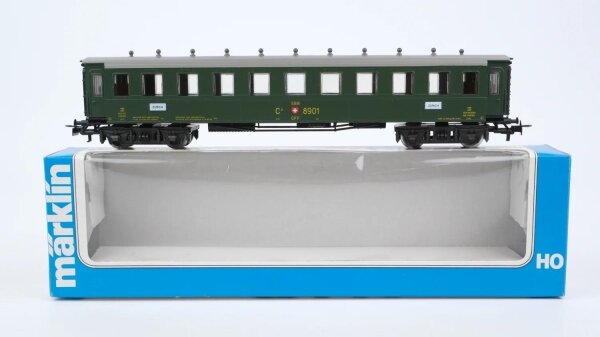 Märklin H0 4138 Schnellzugwagen (8901) 3.Kl. C4ü der SBB