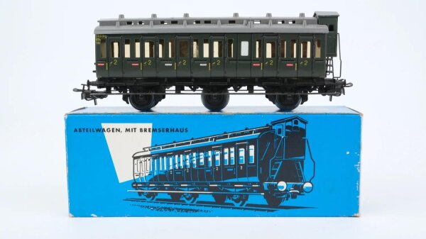 Märklin H0 4005 Abteilwagen mit Bremserhaus 2. Kl.