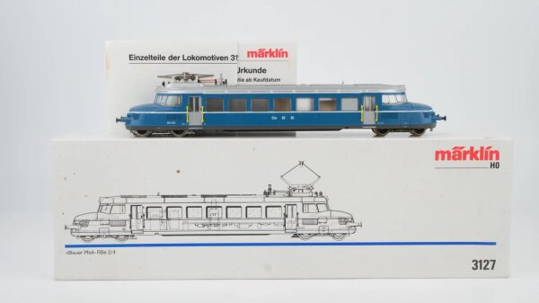 Märklin H0 3127 Triebwagen "Blauer Pfeil" Serie RBe 2/4 der OeBB Wechselstrom Analog