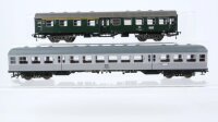 Fleischmann H0 Konvolut Silberling 2.Kl. Mitteleinstiegwagen 1./2.Kl. DB (Abbruch)