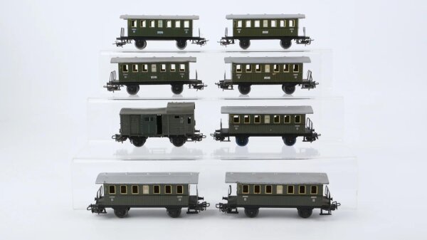 Märklin H0 Konvolut Personenwagen Personenzugbegleitwagen Blech