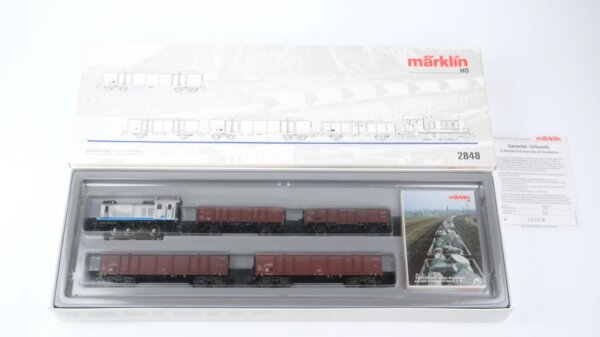 Märklin H0 2848 Rohmaterial-Zug Zement SNCB Wechselstrom