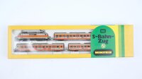 Minitrix N S-Bahn Zug mit BR 111 118-6 DER DB 4teilig