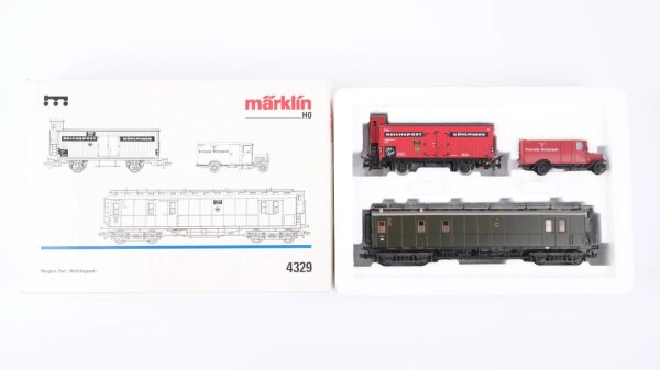 Märklin H0 4329 Wagen-Set "Reichspost"