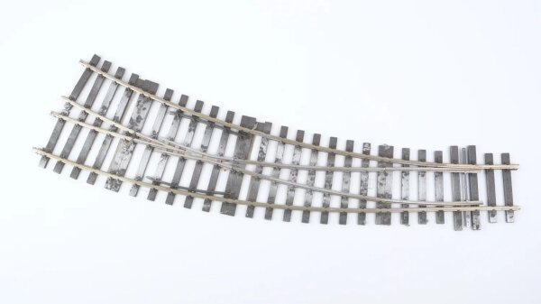 Hübner Spur 1 1074 ASA Innenbogenweiche rechts Radius 1020mm 22,5°