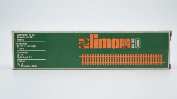 Lima H0 3020 Gerades Gleis 12 Stück