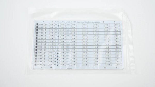 Schönwitz N 50997 Sparpack kaltweiß 15x LED Wagenbeleuchtung 230 mm