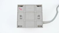 Lego 740 Transformator 220 Volt grau (verschmutzt und beklebt)