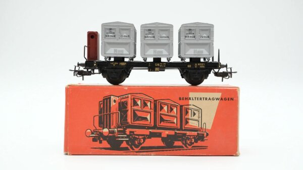 Märklin H0 4614 Behälter-Tragwagen (Containerwagen)  BTs 50 der DB
