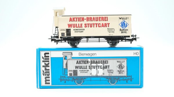 Märklin H0 4678 Bierwagen mit Bremserhaus Wulle K.W.St.E.
