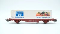 Märklin H0 4673 Behälter-Tragwagen (Containerwagen)  Lgjs der SJ