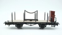 Märklin H0 4697 Drehschemelwagen mit Bremserhaus DRG