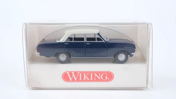 Wiking H0 08470428 Opel Rekord A blau-weiß