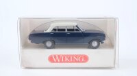 Wiking H0 08470428 Opel Rekord A blau-weiß